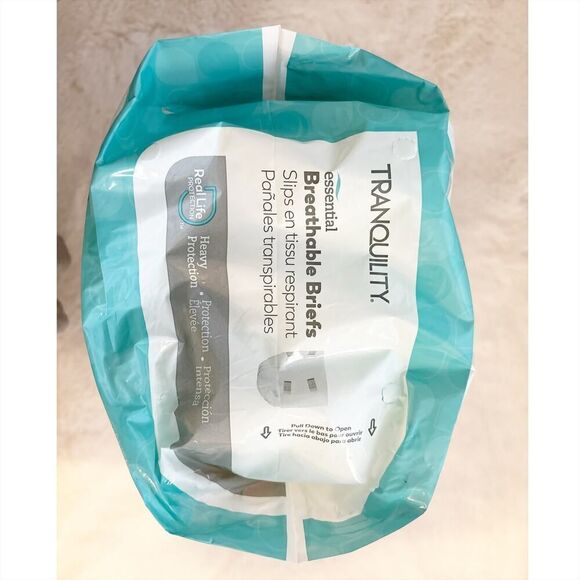 NWT Tranquility Essential Incontinence Brief S Breathable, 2744, Heavy, 10 Ct - Picture 8 of 11